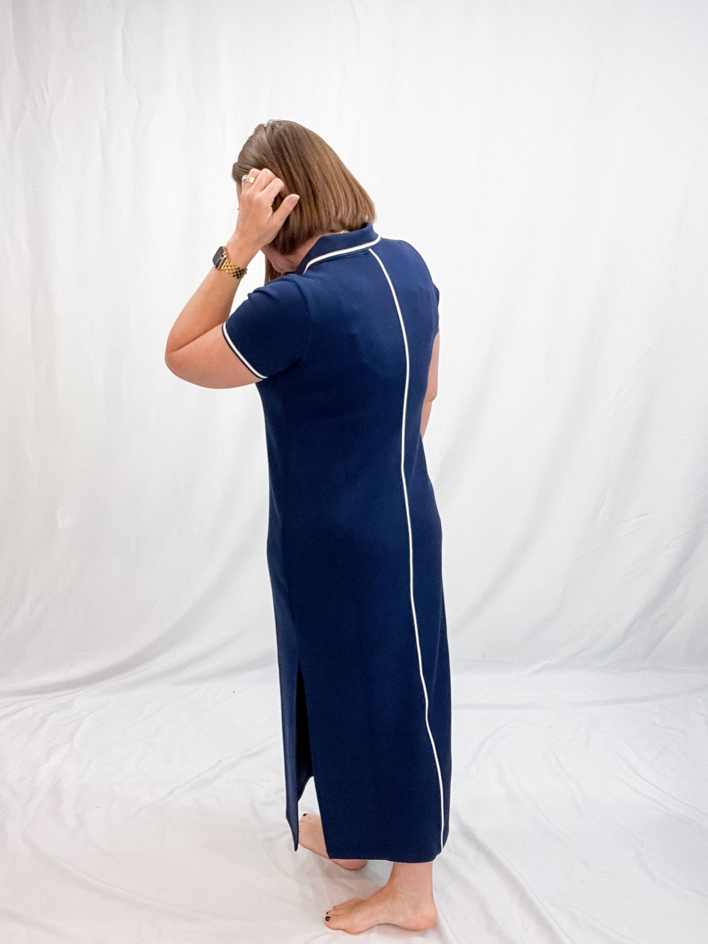 AIRPIQUE SS POLO DRESS