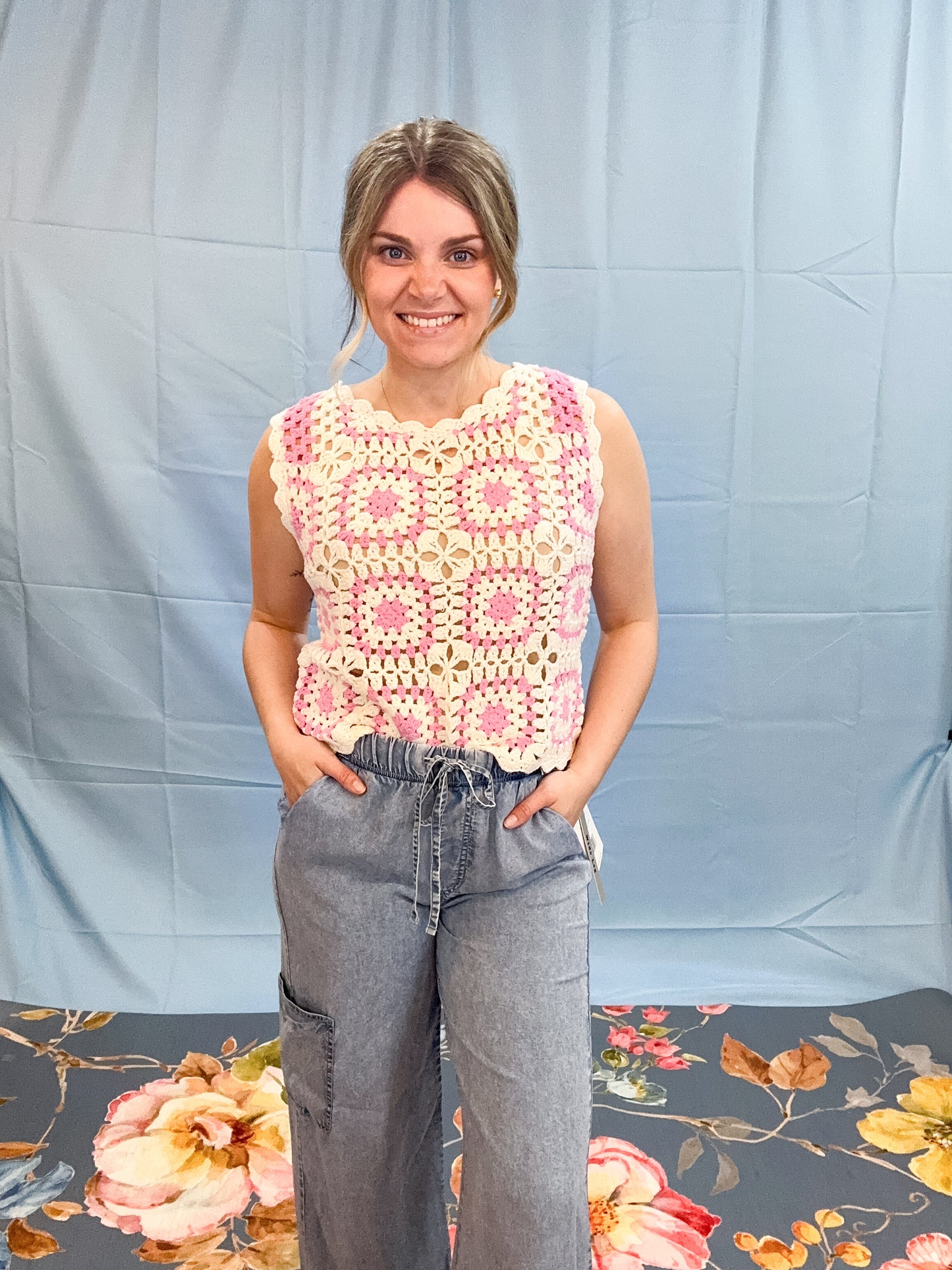 WIDE LEG DRAWSTRING PANT