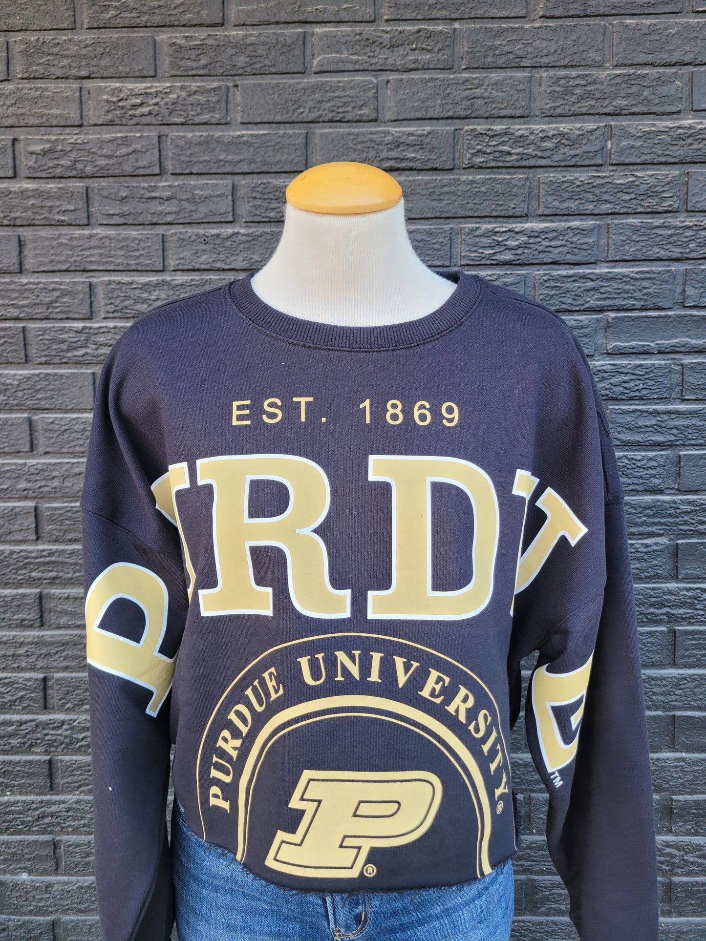 L/S SPLIT CROP