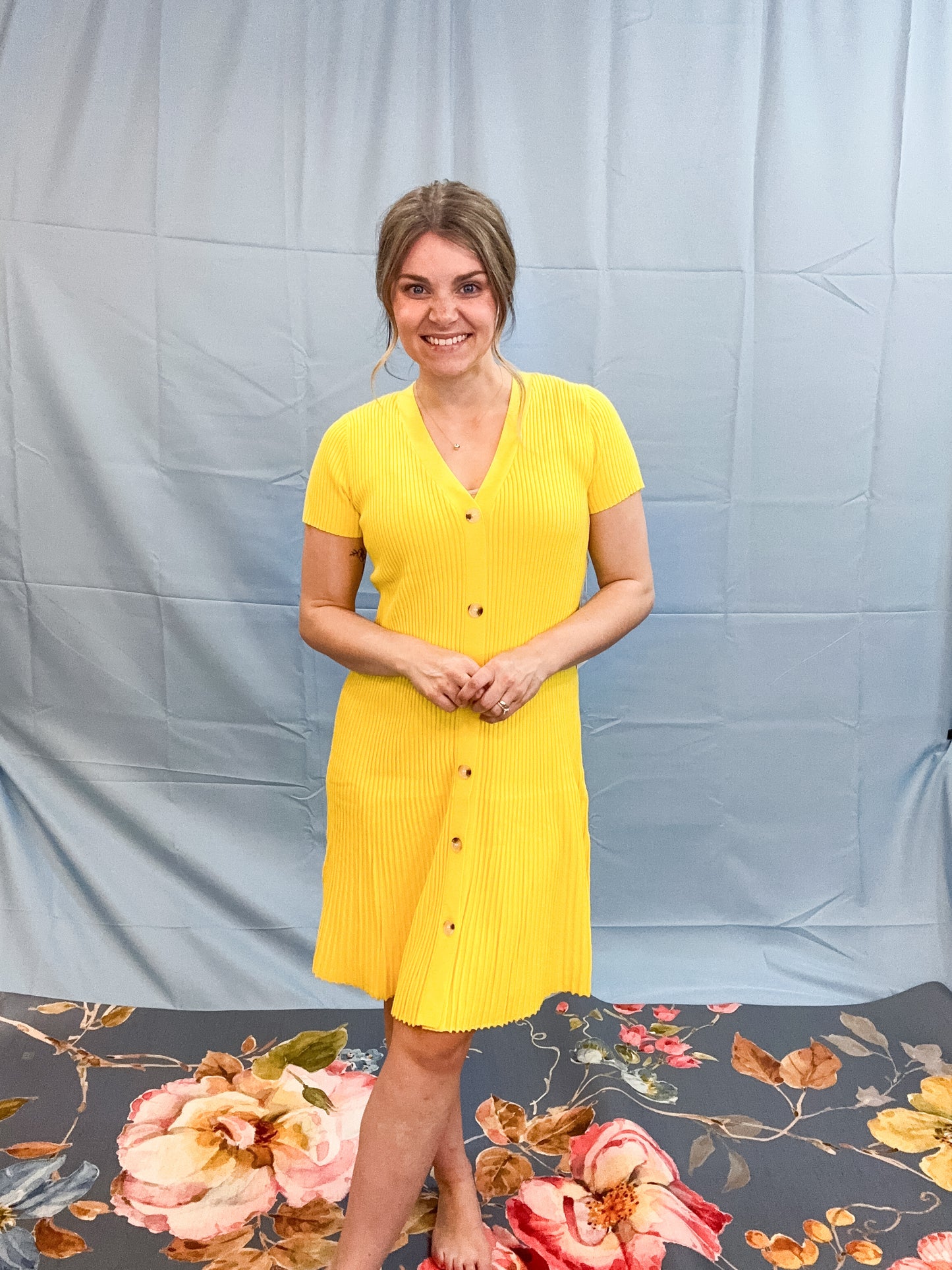 SS KNIT FLAIR DRESS