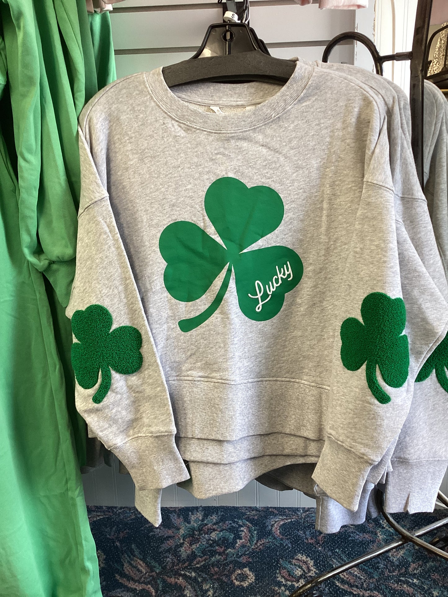 SHAMROCK LUCKY SWEATSHIRT