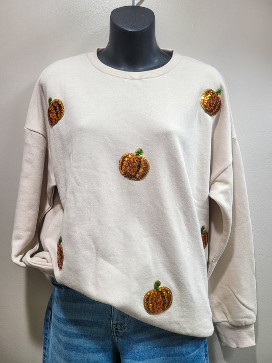 HOLIDAY SEQUIN SWEATSHIRT