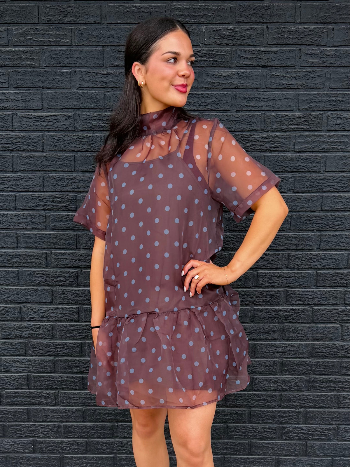 CHIFFON PRINT DRESS