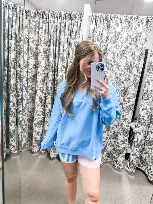 SS PULLOVER V NECK