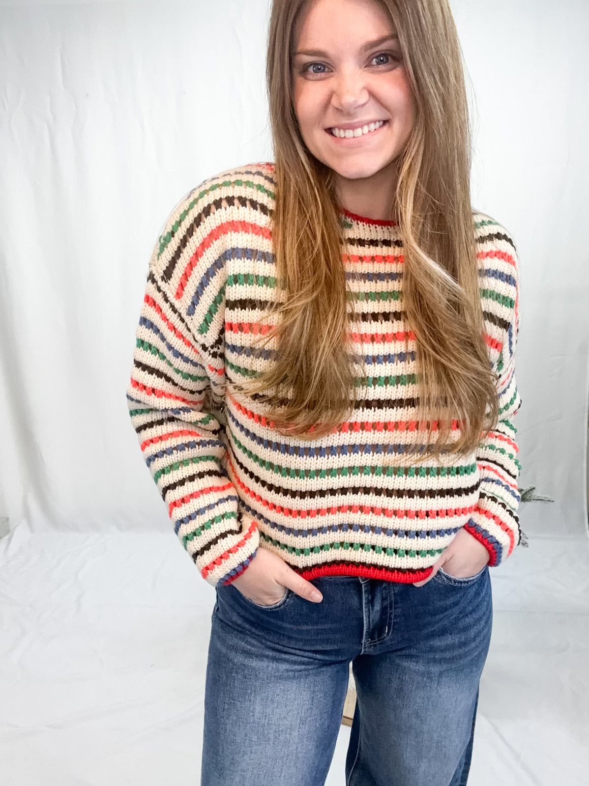 LOOP WOVEN SWEATER