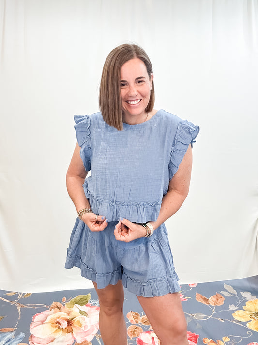 GAUZE SHORT SET