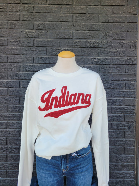 COLLEGE CHENILLE SWEATSHIRT