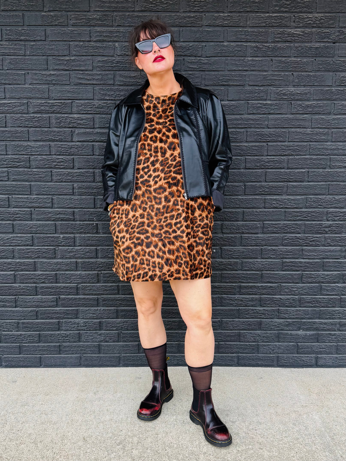 FAUX LEATHER JACKET