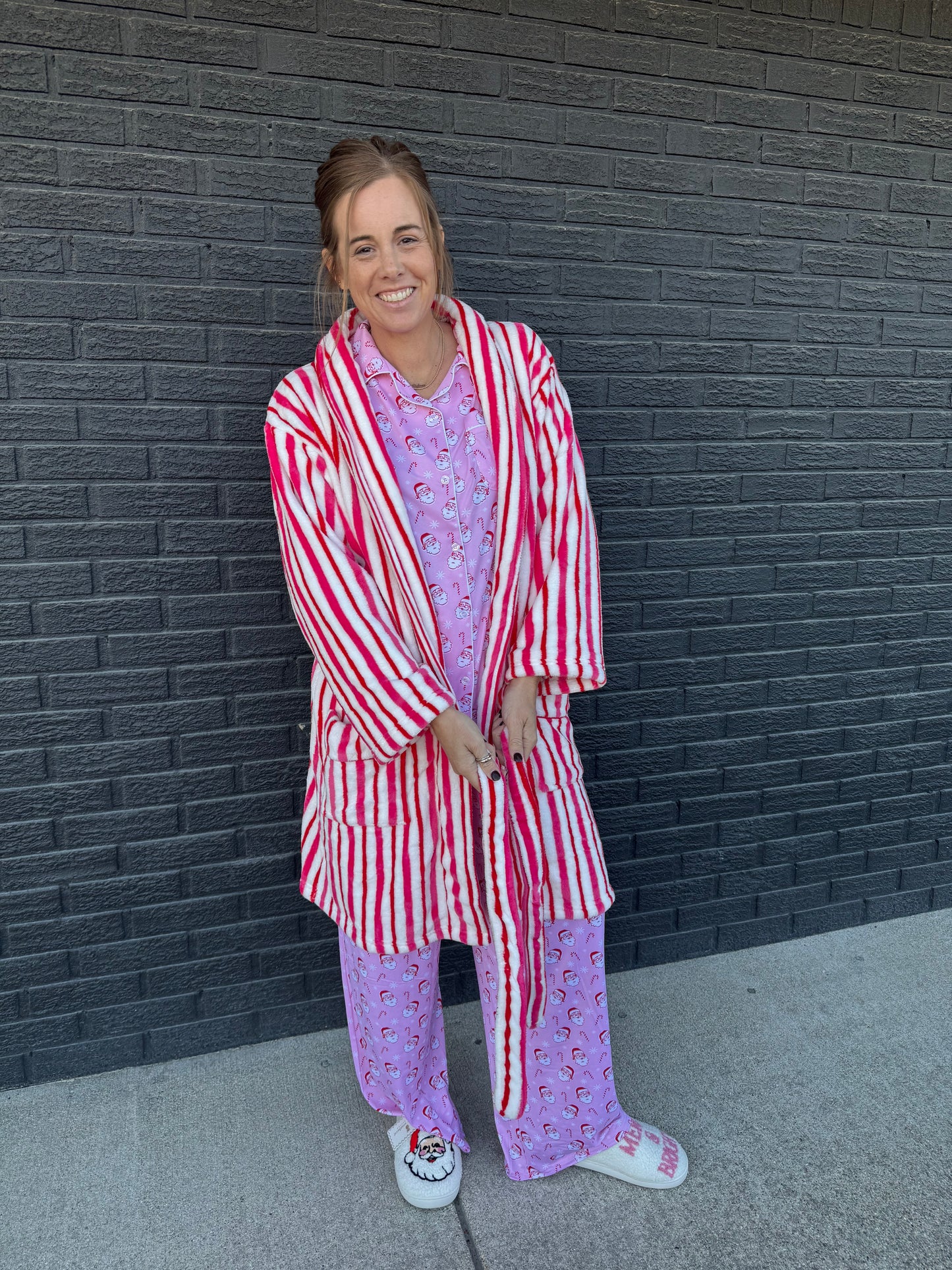 CANDY STRIPE ROBE