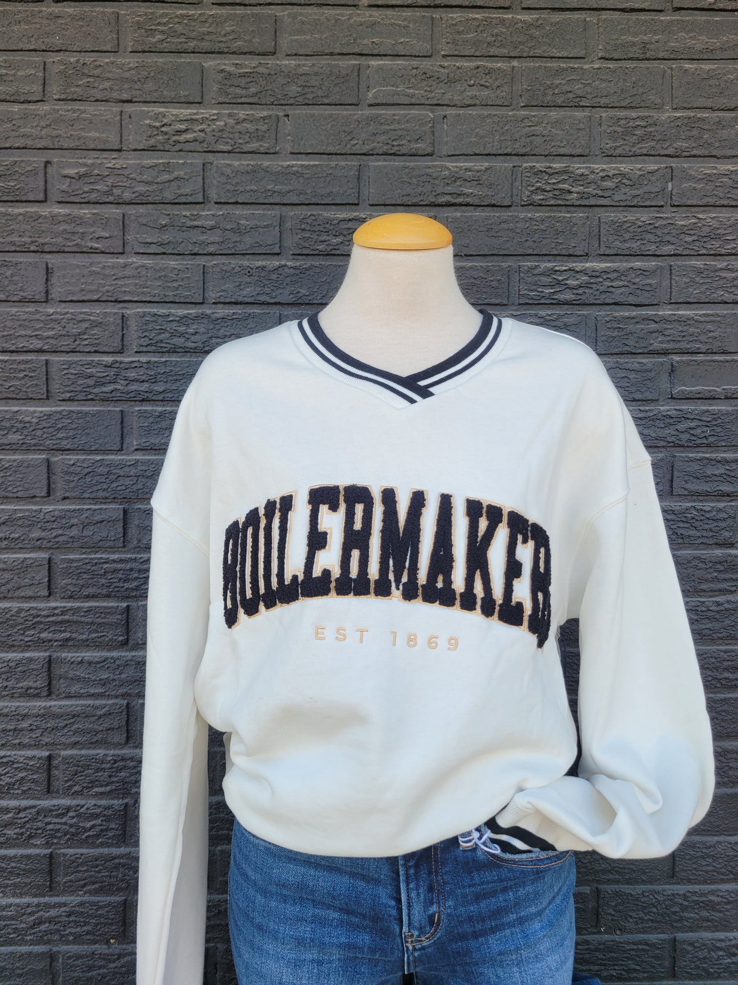 COLLEGE CHENILLE SWEATSHIRT