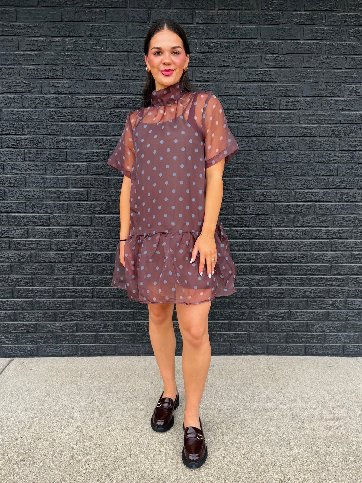 CHIFFON PRINT DRESS