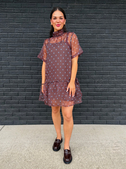 CHIFFON PRINT DRESS